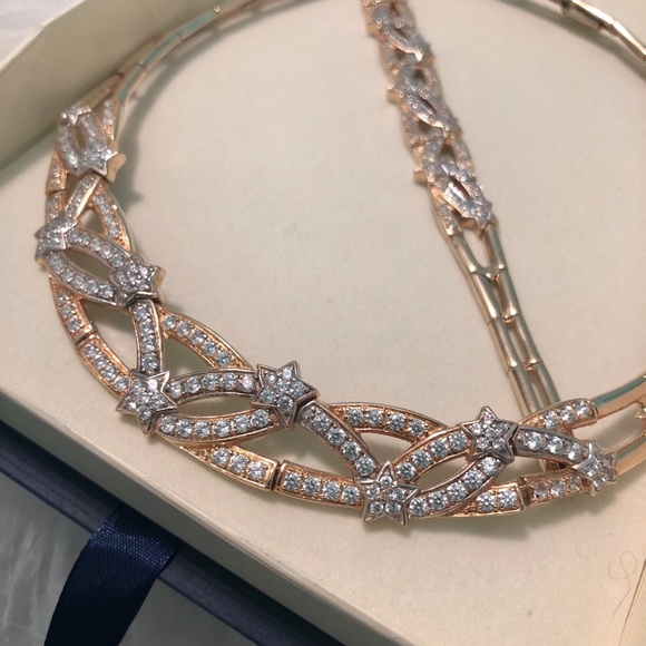 14k Italian gold necklace and bracelet set - Picture 2 of 8